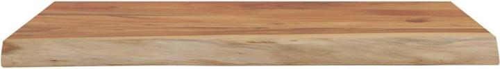 Immagine prodotto VidaXL Scaffale da parete rettangolare con bordo ad albero, scaffale da ufficio in legno massiccio di (40 x 2,5 x 2,5 cm)