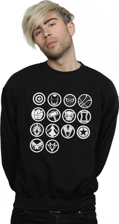 Immagine prodotto Felpa uomo Avengers Infinity War Icons Assemble in cotone (3XL)