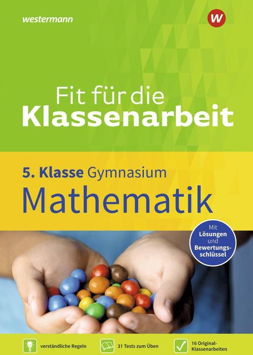 Immagine prodotto Fit für die Klassenarbeit - Gymnasium. Mathematik 5 (Tedesco, Silke Heyenga, 2018)
