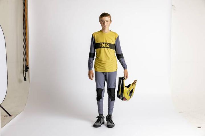 Produktbild iXS Trigger EVO Kids Long Sleeve Jersey - Acacia / Charcoal (M)