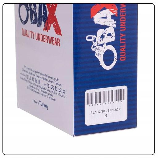 Actual product image Obax Men'S Boxer Underwear 3p Black/Blue XL (XL)