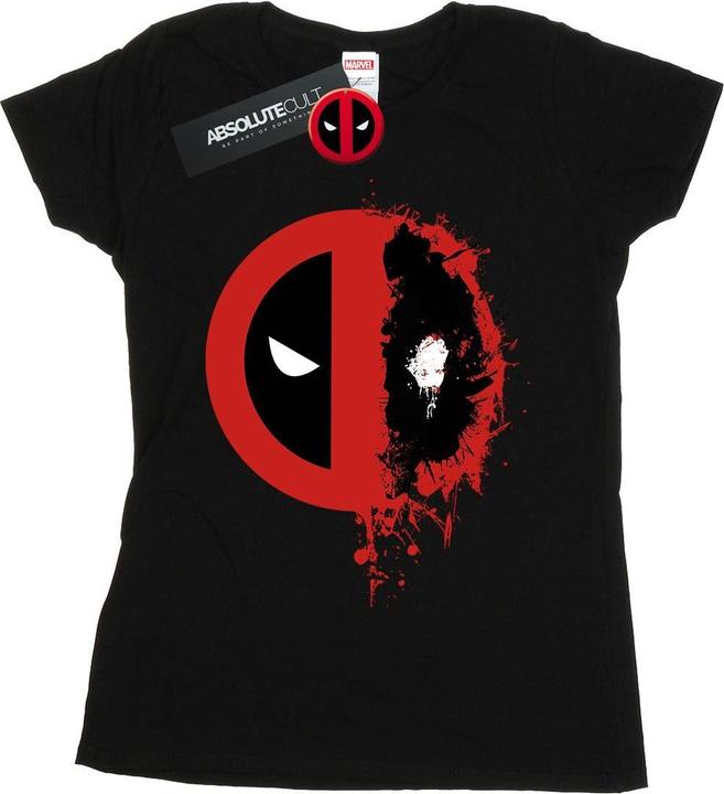 Immagine prodotto Deadpool Split Splat Logo Maglietta Donna (XXL)