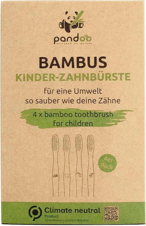 Produktbild Pandoo Kinder-Zahnbürste (Weich, 4 x)
