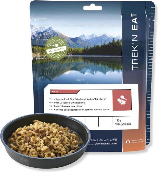 Image du produit Trek'n Eat Jägertopf mit Rindfleisch und Nudeln (160 g)
