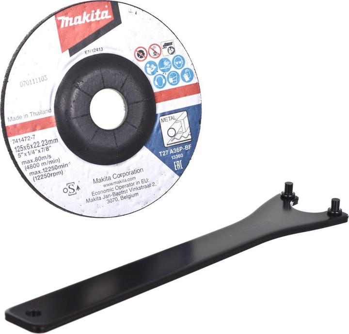 Produktbild Makita DK0053G Winkelschleifer-Set inkl. Transportkoffer, GA9020 & 9558HNR (125 mm)