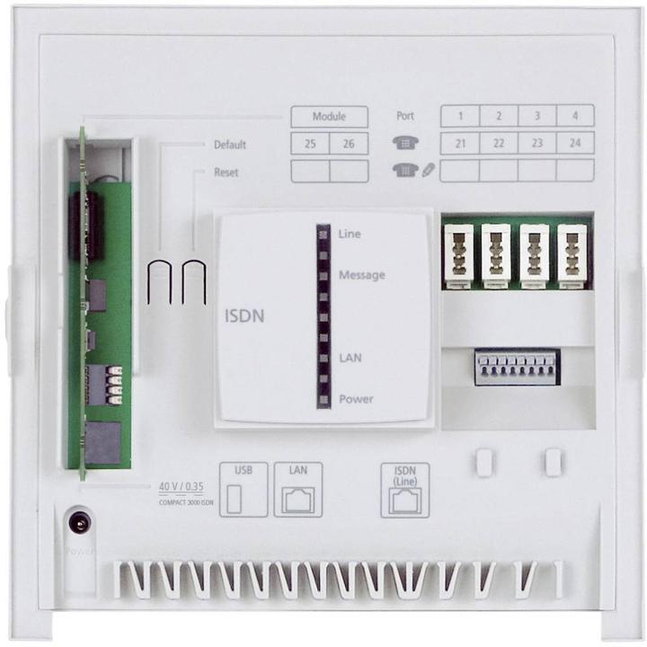 Actual product image Auerswald COMpact 3000 ISDN / 1x ISDN Amtport / four analog extensions