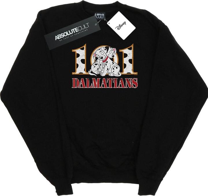 Actual product image Disney Mens 101 Dalmatians Puppy Hug Sweatshirt (S)