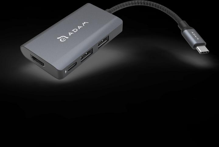 Actual product image Adam Elements CASA Hub A01m - 4 Port Hub, grey (USB-C, 4 Ports)