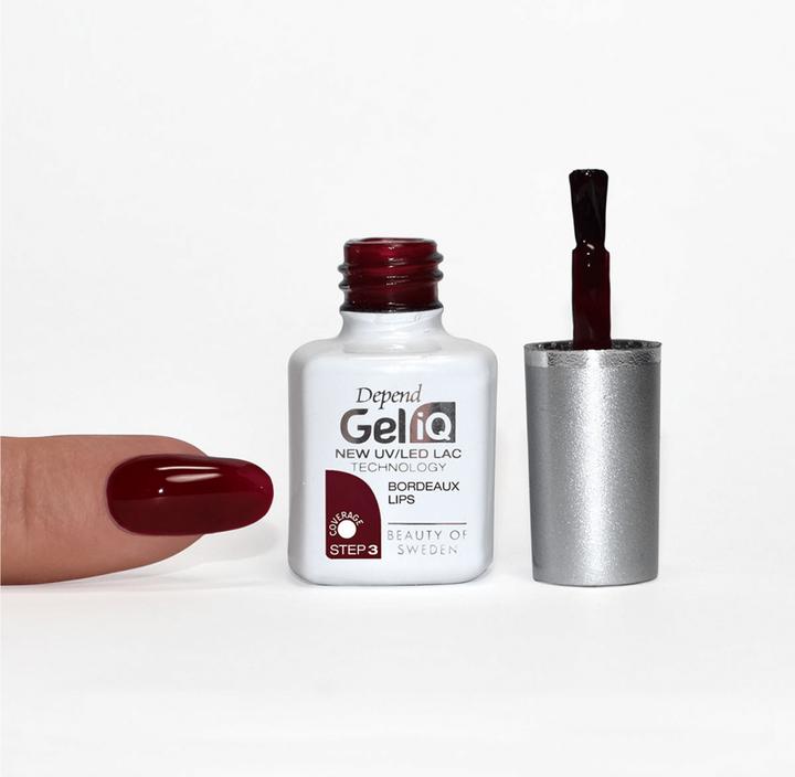 Produktbild Depend Gel iQ Bordeaux Lips 5 ml (Bordeaux lips, Gel-Effekt Nagellack)