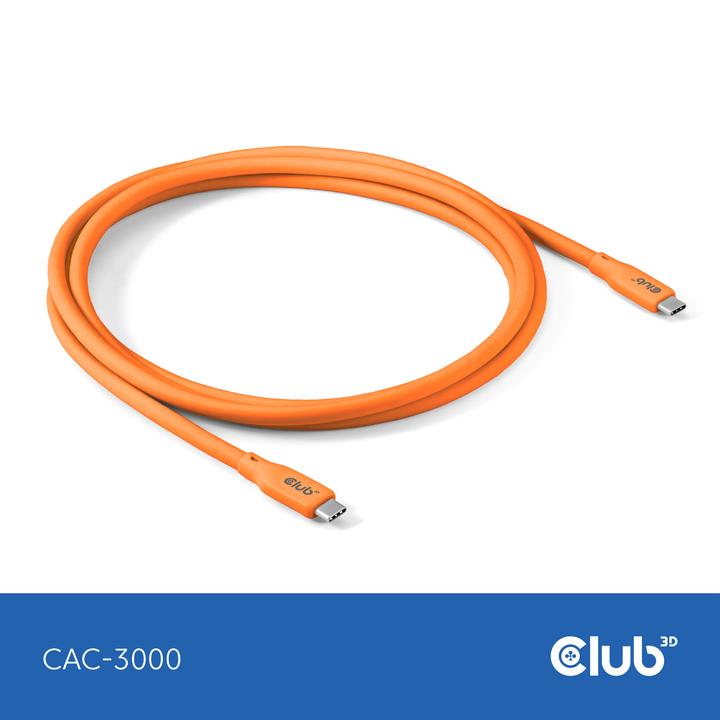 Produktbild Club 3D USB C — USB C (2 m, USB 4.0)