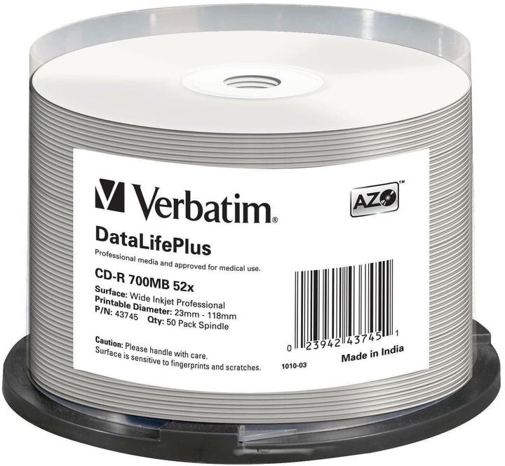 Image du produit Verbatim Cd-R (50 x)