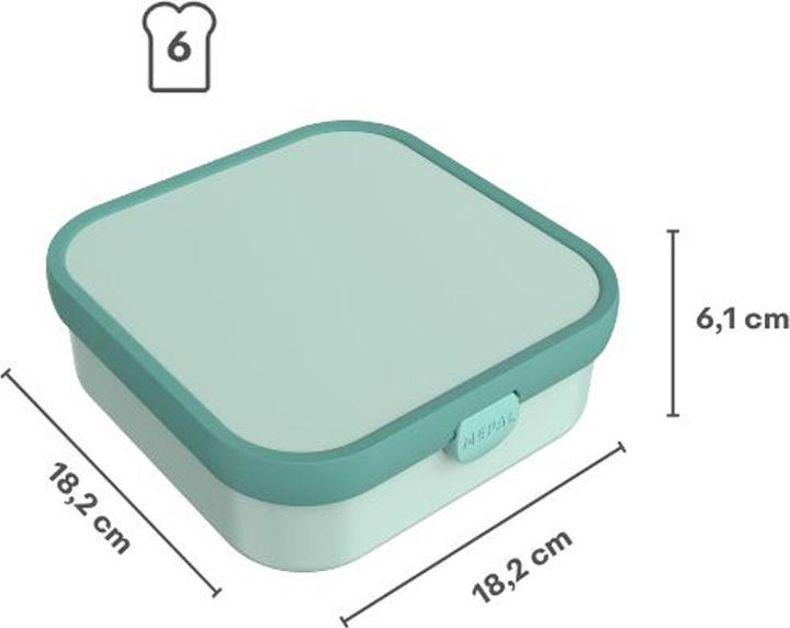Produktbild Little Dutch Bento Lunchbox Campus Gross - Fairy Garden