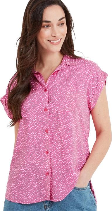 Actual product image TOG24 Womens/Ladies Pebble Capped Sleeved Shirt (38 D)
