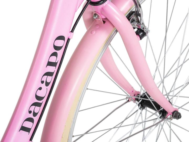 Produktbild Damenfahrrad 28" Toscana Damen Bike Vintage Rosa 6 Gänge RH 48 cm (48 cm)