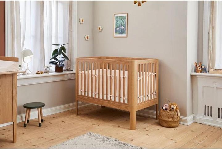 Actual product image Flexa Nova changing unit with cot incl. mattress Oak (Baby cot)