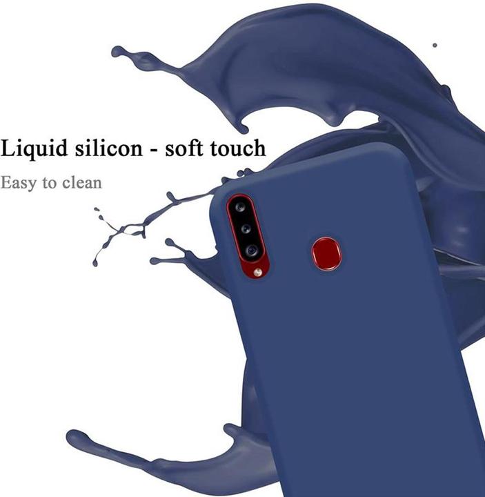 Actual product image Cadorabo TPU Liquid Silicone Case Cover (Samsung Galaxy A20s)