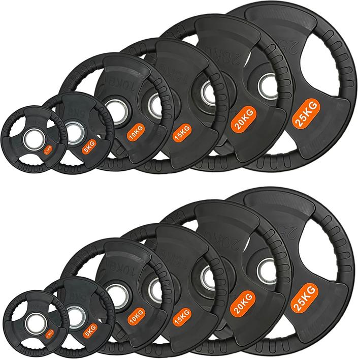 Produktbild FlexAthletix Hantelscheiben Set 50mm (2 x 2.5 kg, 2 x 5 kg, 2 x 10 kg, 2 x 15 kg, 2 x 20 kg, 2 x 25 kg)