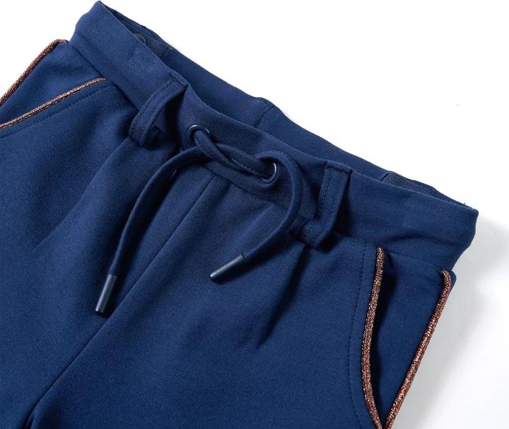 Produktbild VidaXL Kinderhose mit Kordelzug Marineblau 128,Farbe (128)