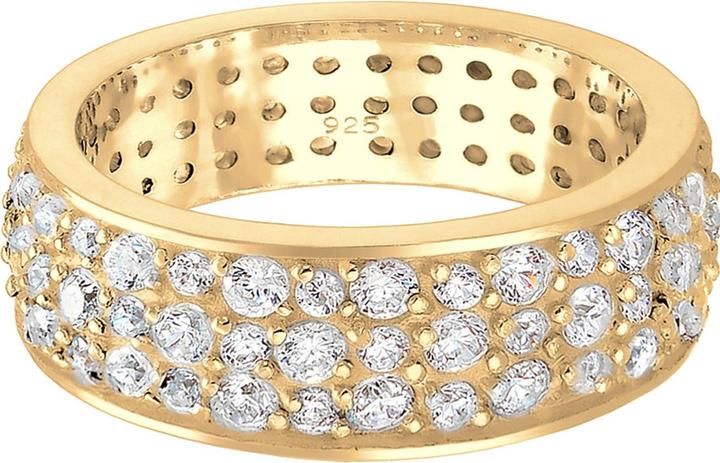 Image du produit Elli Bague en ruban, bague en cristal (52, Argent 925)