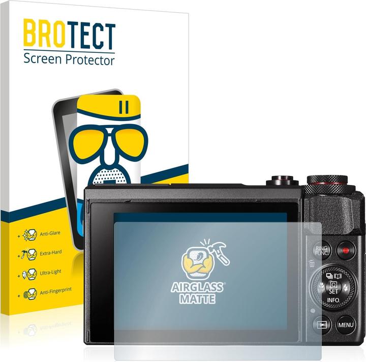 BROTECT AirGlass Glass Matte (Screen protector, PowerShot G7 X Mark II)