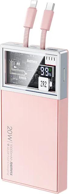 Actual product image Remax Fly Series PD20W+QC22.5W Cabled Fast Charging Power Bank 10000mAh RPP-507