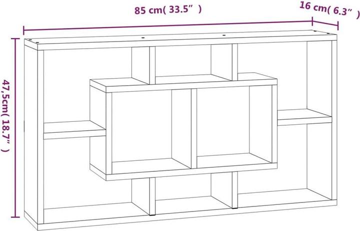 Immagine prodotto VidaXL Whitley (85 x 18 x 85 cm)