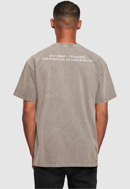 Image du produit Merchcode Flamingo Acid Washed Heavy Oversized Tee - 116899 (M)