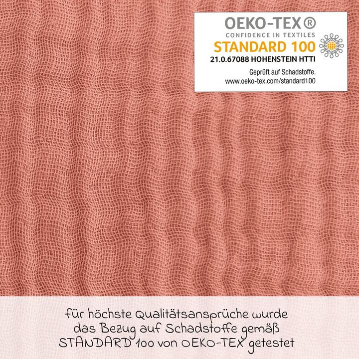 Image du produit Theraline Housse de rechange pour coussin d'allaitement L'Original - Mousseline (190 cm)