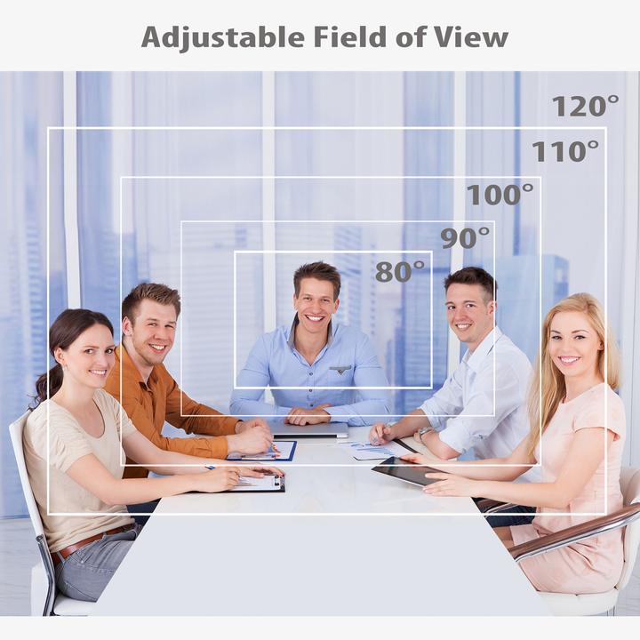 Image du produit Adesso Webcam HD 1080p Avec Construction En Fov Ajustable Audio/Vidéo Priva (2 Mpx)