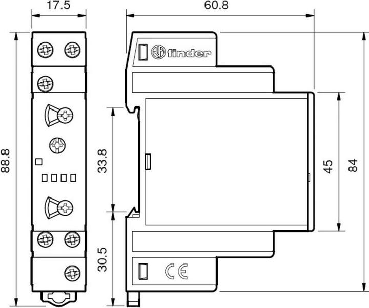 Actual product image Finder Time relay 1-pole