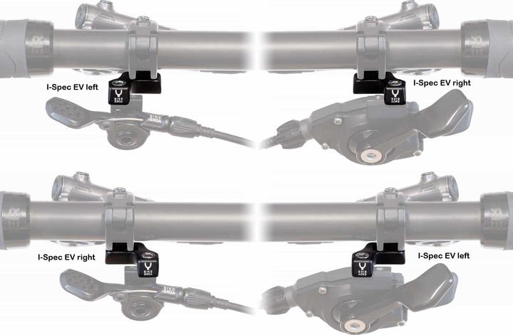 Produktbild BikeYoke Bedienhebel Adapter für Shimano I-Spec EV Bremse, rechts