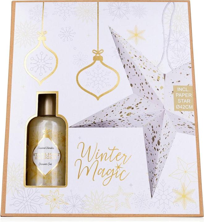 Accentra Geschenkset WINTER MAGIC in Geschenkbox mit Deko-Stern zum aufhängen (Haarpflege set)