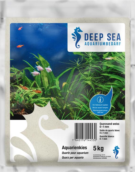 Image du produit Deep Sea Sable de quartz blanc pour aquarium, 0-1mm