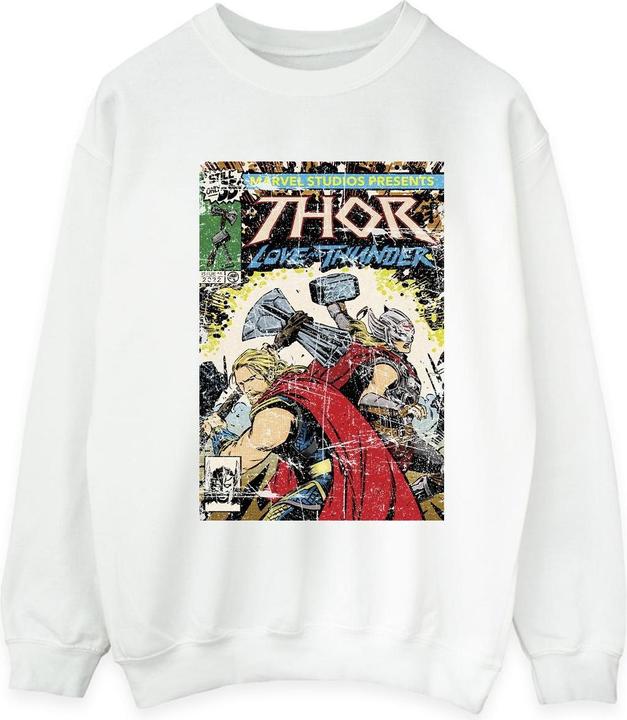 Thor Love And Thunder Vintage Poster Sweatshirt (XXL)