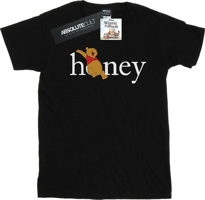 Actual product image Disney Womens/Ladies Winnie The Pooh Honey Cotton Boyfriend T-Shirt (L)