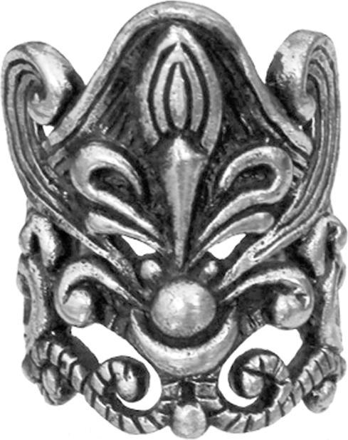 Image du produit Star Piercing Ear Cuff silber Indische Blume (Laiton)