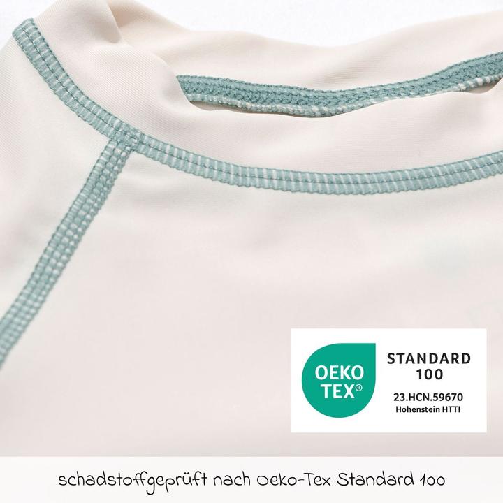 Image du produit La Loona LaLoona Baby-Bademode Bade-Shirt mit UV-Schutz - Krabbe - Offwhite (74)