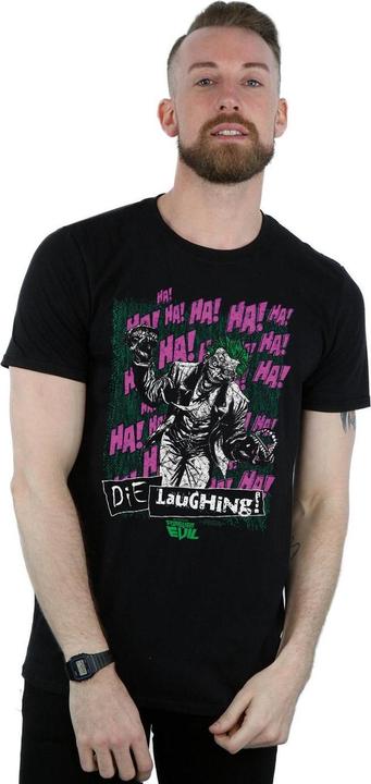 Actual product image Mens Justice League Joker Die Laughing T-Shirt (3XL)