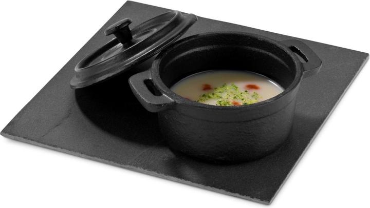 Produktbild Vollrath MINI Kasserolle m.Deckel Gusseisen Ø10cm h:7.5cm (10 cm, Gusseisen)