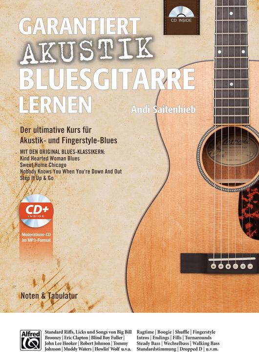 Produktbild Garantiert Akustik Bluesgitarre lernen (Deutsch, Andi Saitenhieb, 2014)