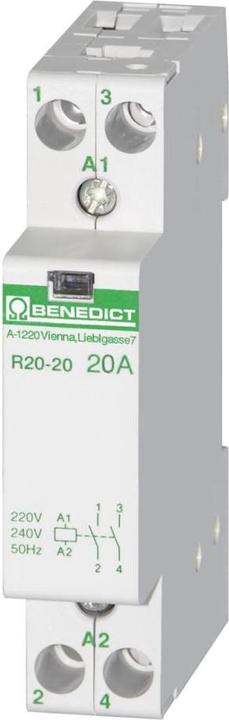 Produktbild Benedict Installationsschütz 20A 220-240V/AC R20-20 230