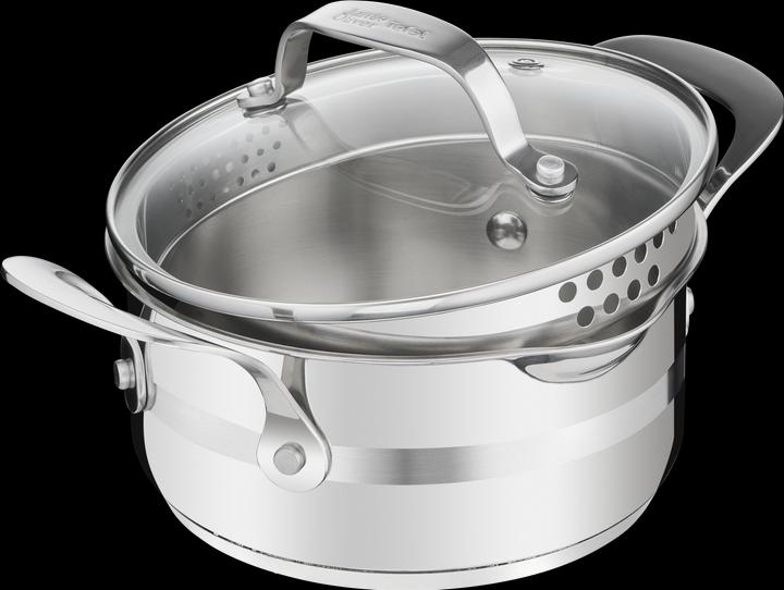 Actual product image Tefal Jamie Oliver Cook Smart 7 pcs (24 cm, Pan set + pot set, Stainless steel)