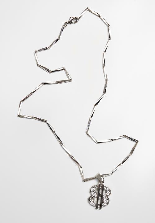 Produktbild Urban Classics Small Dollar Necklace (40% Messing, 60% Zink)