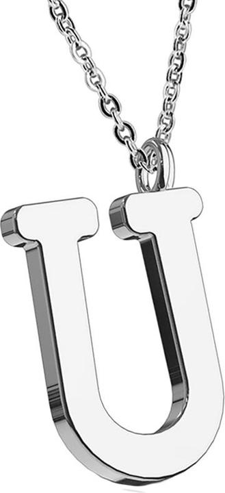 Immagine prodotto Star Piercing Catena d'argento con ciondolo lettera U (Acciaio chirurgico 316L, senza ottone)