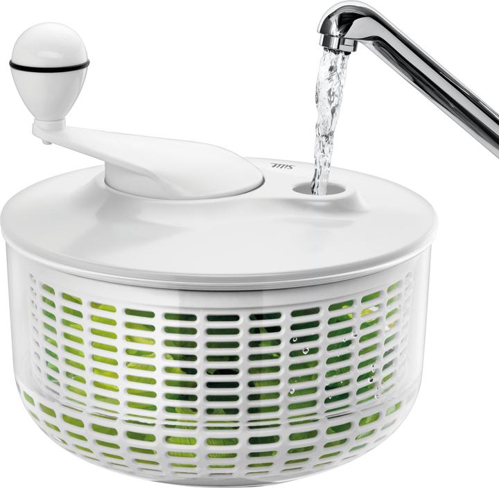Actual product image Silit Salad spinner plastic dishwasher safe 25cm white
