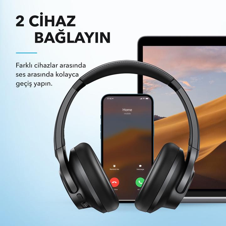 Actual product image soundcore Q20i (ANC, 40 h, Wireless, Cable)