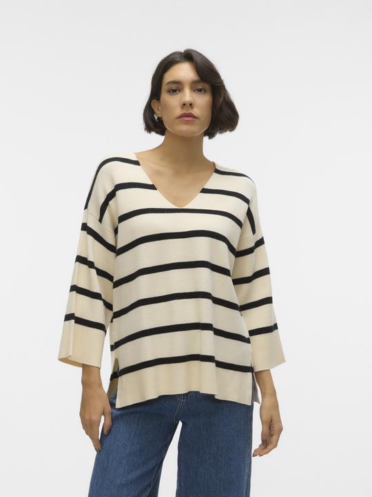 Produktbild Vero Moda V-Ausschnitt Tief angesetzte Schulter Pullover Strickpullover (S)