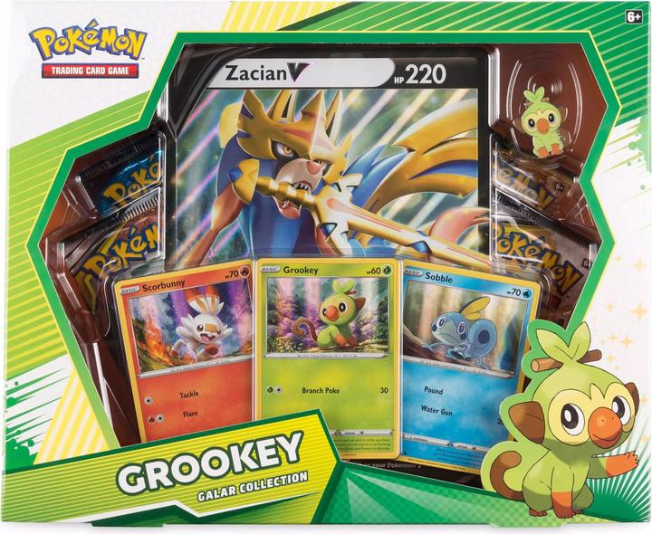 Produktbild Pokémon Kartenspiel TCG Grookey Galar Collection (Englisch, Box Set & Collection)