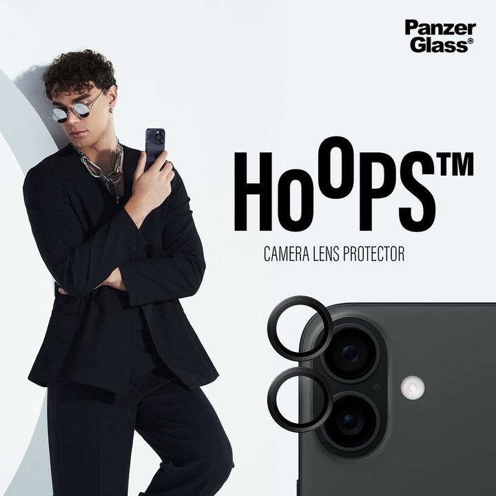Image du produit PanzerGlass Hoops Camera Lens Protector (1 pièce(s), Apple iPhone 16 Plus, Apple iPhone 16)