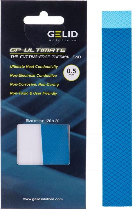 Immagine prodotto Gelid Soluzioni TP-GP04-R-A Pasta termica Pad termico (0.50 mm, 15 W/m K)